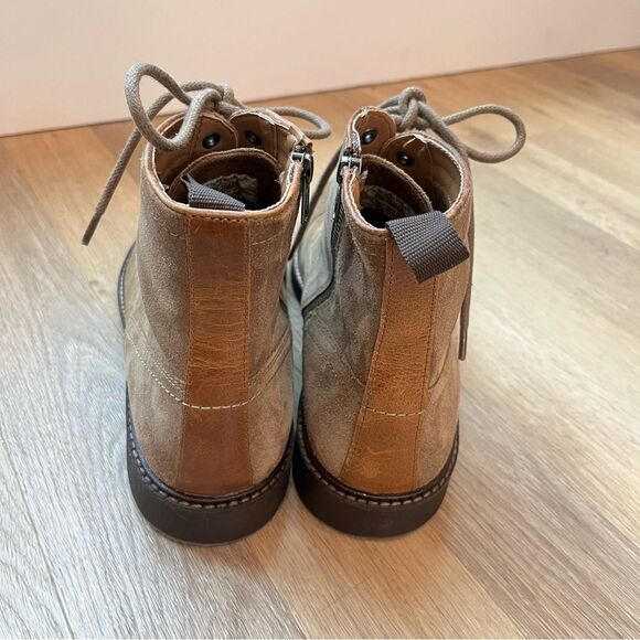 Steve Madden Packer Cap Toe Suede Chukka Boot In Dark Taupe size 11.5 - Picture 9 of 14